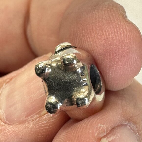 VTG Sterling Silver 925 Three Dimensional Dog Slide Charm Size 0.5'' Length - Picture 5 of 7